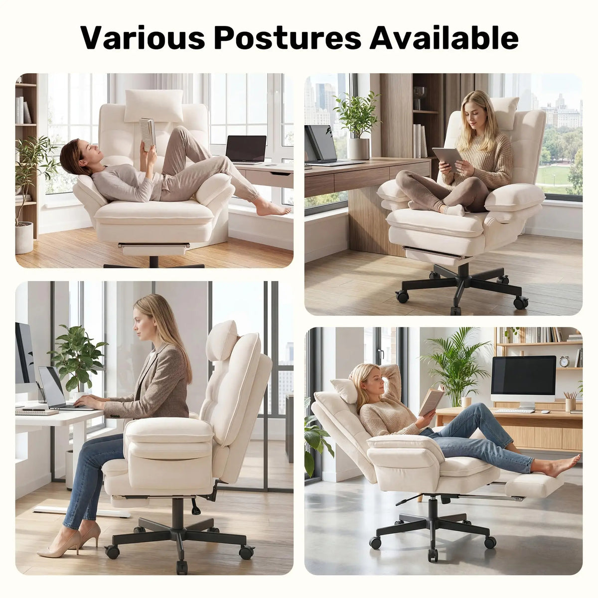 Velvet Luxe™ Reclining Office Chair